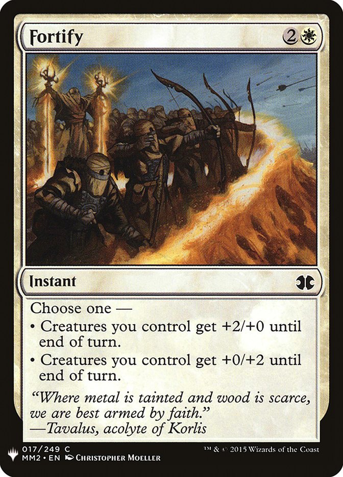 Fortify - The List (PLST)