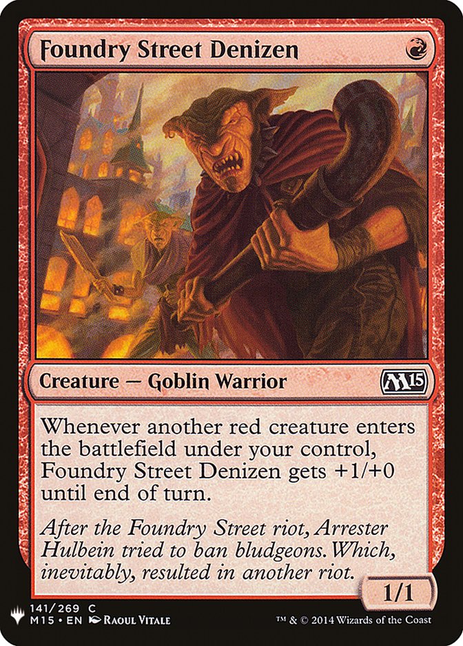 Foundry Street Denizen - The List (PLST)