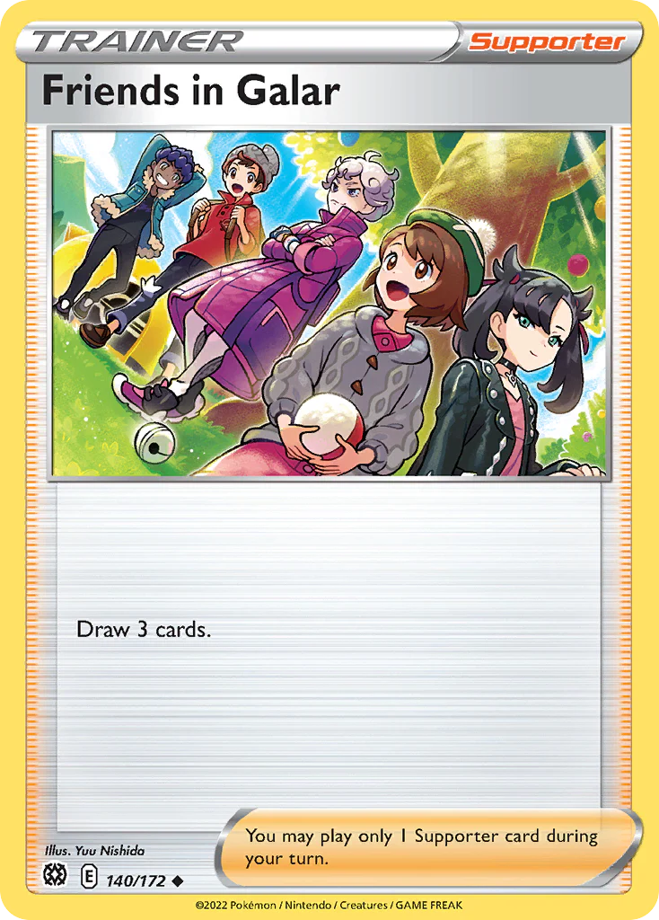 Friends in Galar (140/172) - [Reverse Holo] Brilliant Stars (BRS)