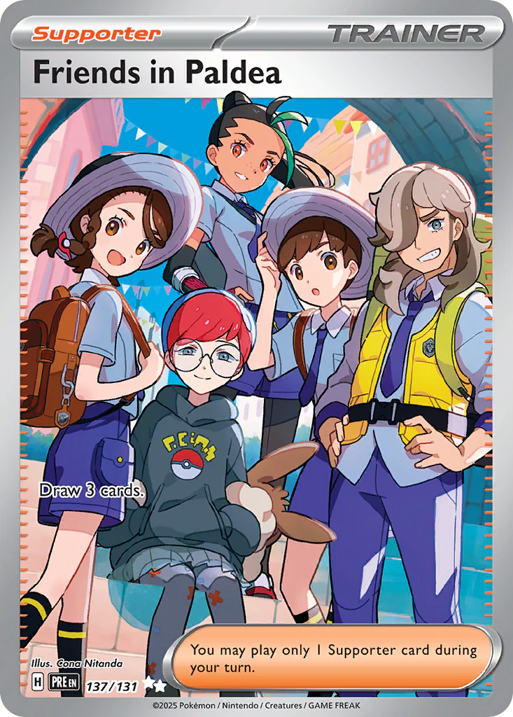 Friends in Paldea (137/131) - [Full Art] Prismatic Evolutions (PRE)