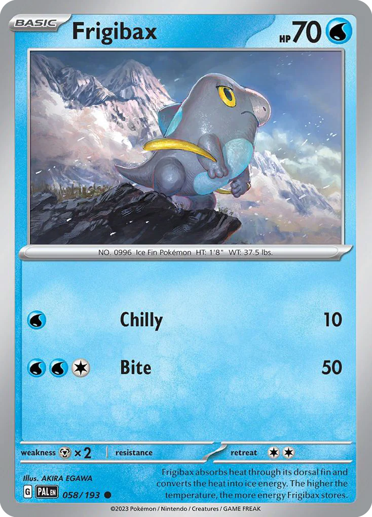 Frigibax (58/193) - Paldea Evolved (PAL)