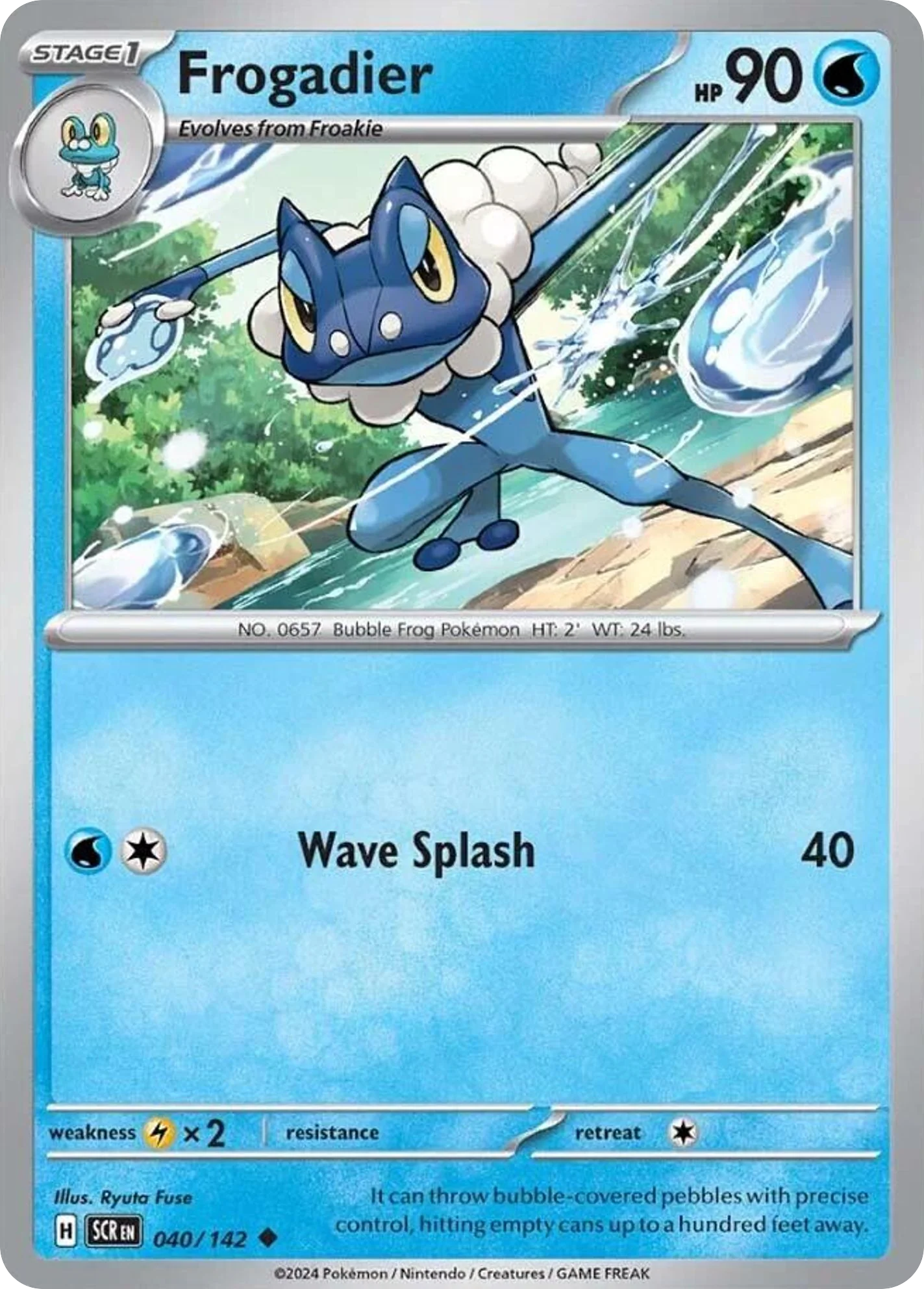 Frogadier (40/142) - Stellar Crown (SCR)
