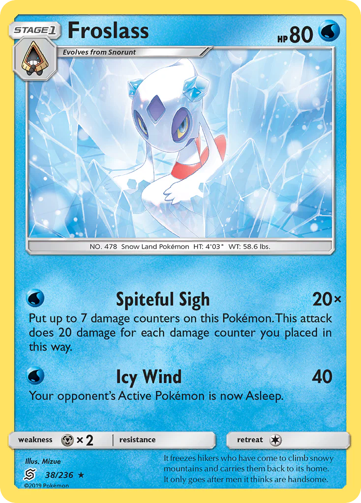 Froslass (38/236) - [Reverse Holo] Unified Minds (UNM)