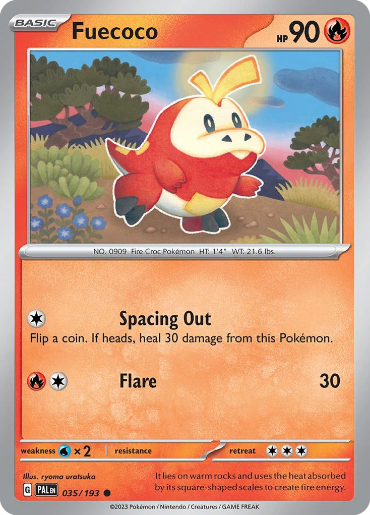 Fuecoco (35/193) - Paldea Evolved (PAL)