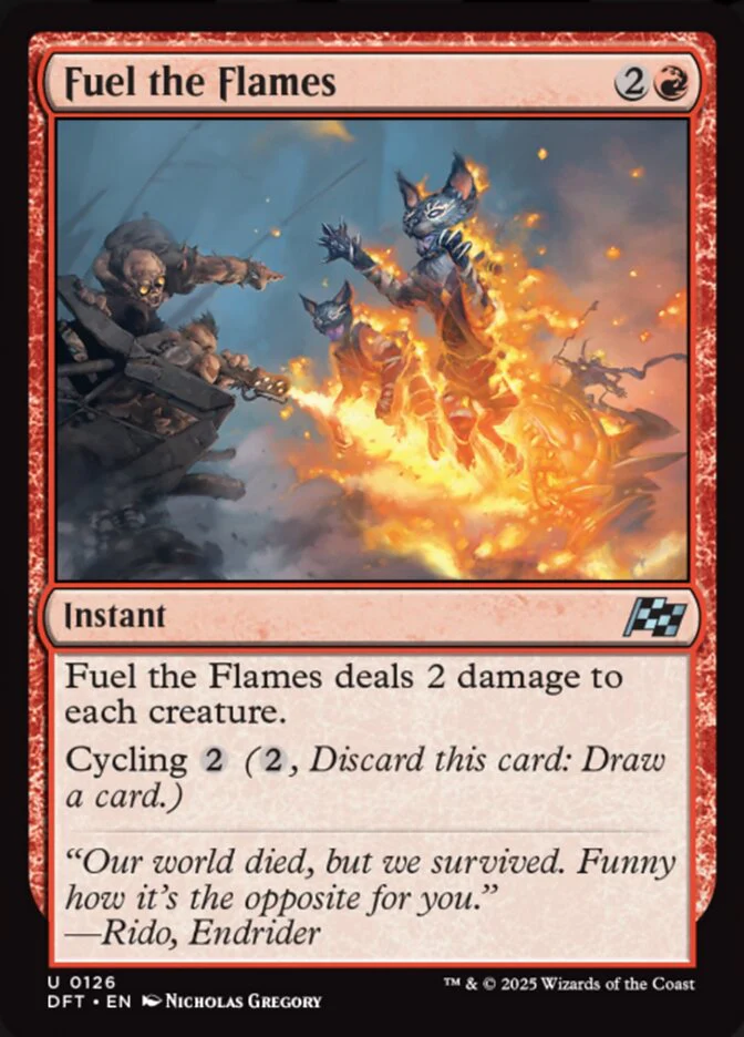 Fuel the Flames - [Foil] Aetherdrift (DFT)