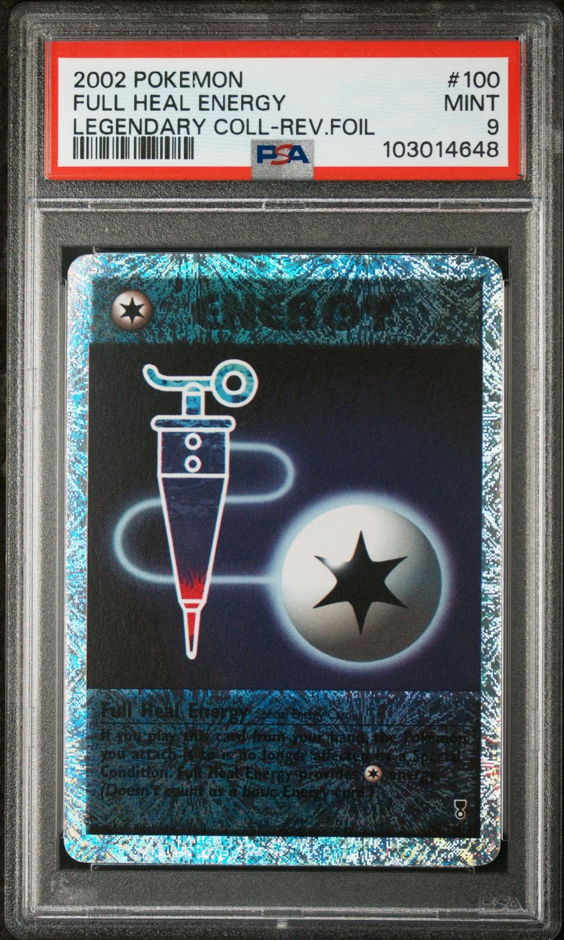 Full Heal Energy #100 - [Reverse Holo, Graded PSA 9] Legendary Collection
