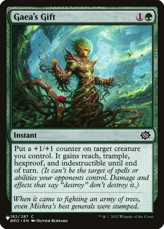 Gaea's Gift - The List (PLST)