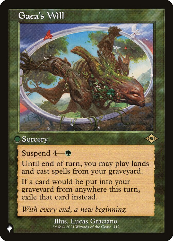 Gaea's Will - The List (PLST)