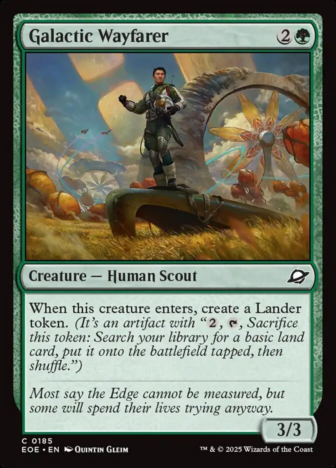 Galactic Wayfarer (185) - [Foil] Edge of Eternities (EOE)