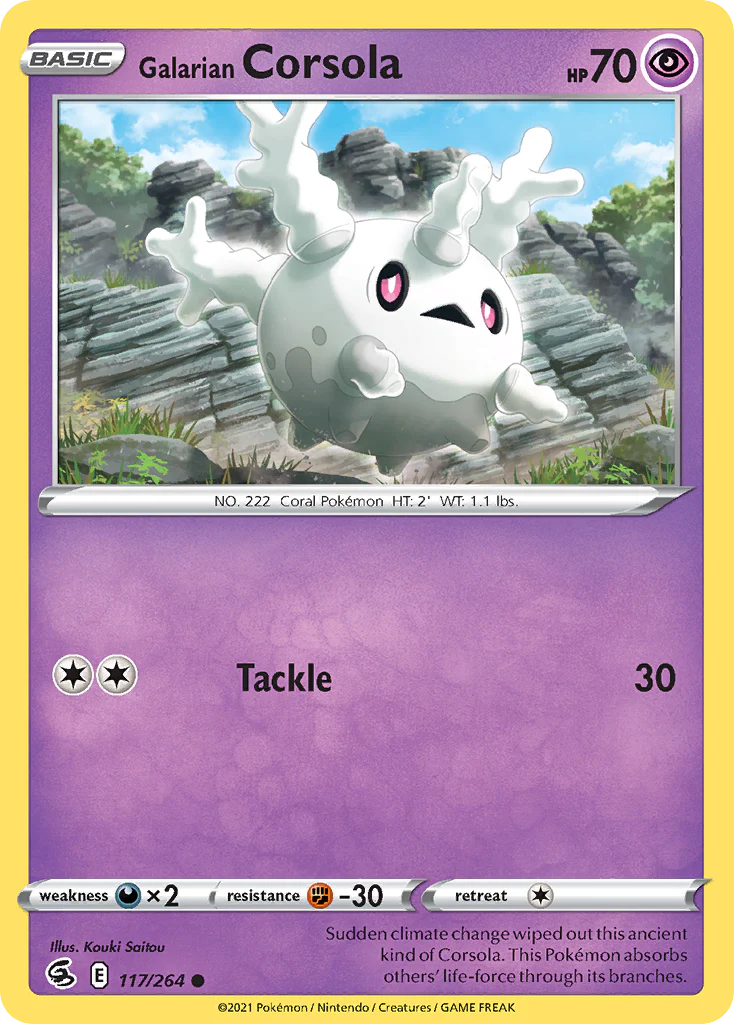 Galarian Corsola (117/264) - Fusion Strike (FST)