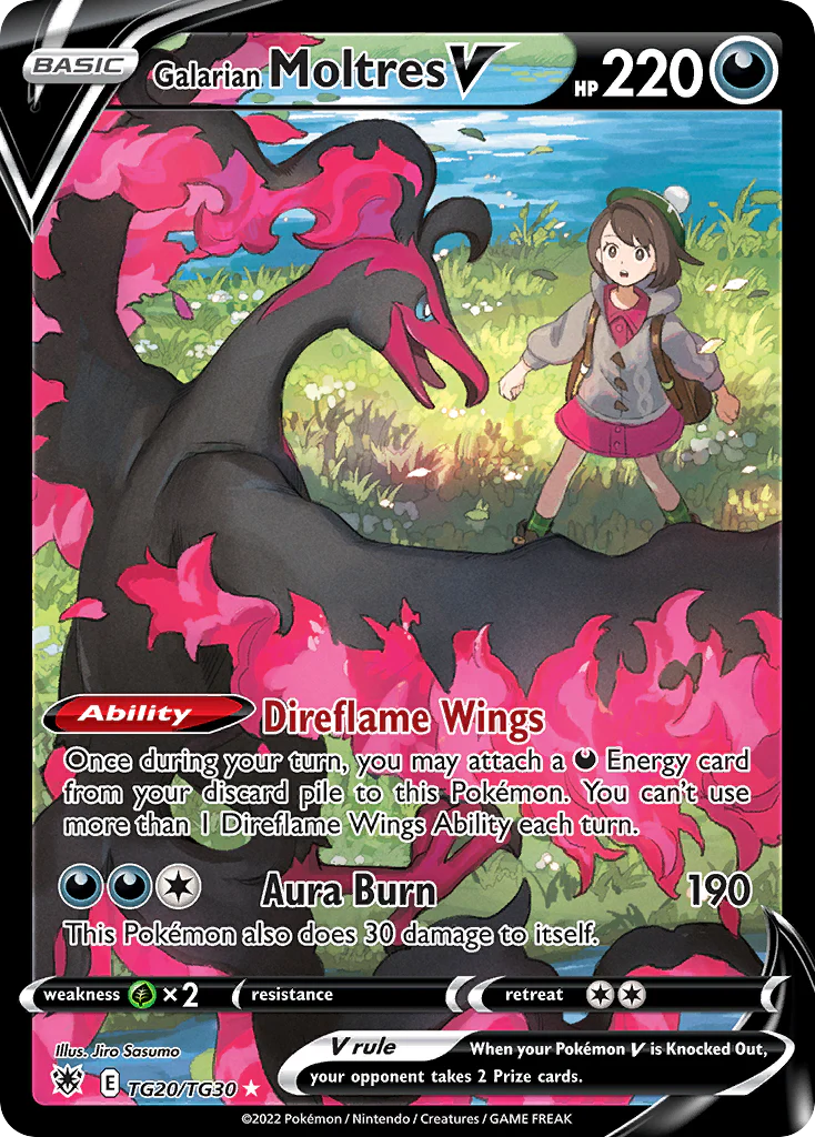 Galarian Moltres V (TG20/30) - [Gallery Holo] Astral Radiance Trainer Gallery (ASR:TG)