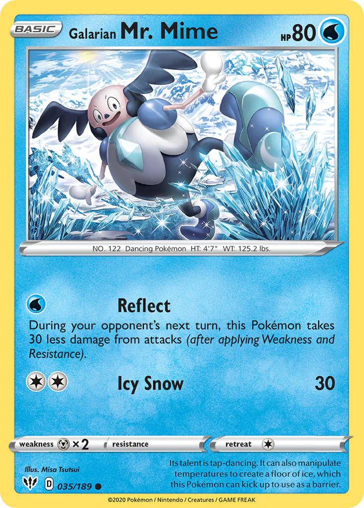 Galarian Mr. Mime (35/189) - Darkness Ablaze (DAA)