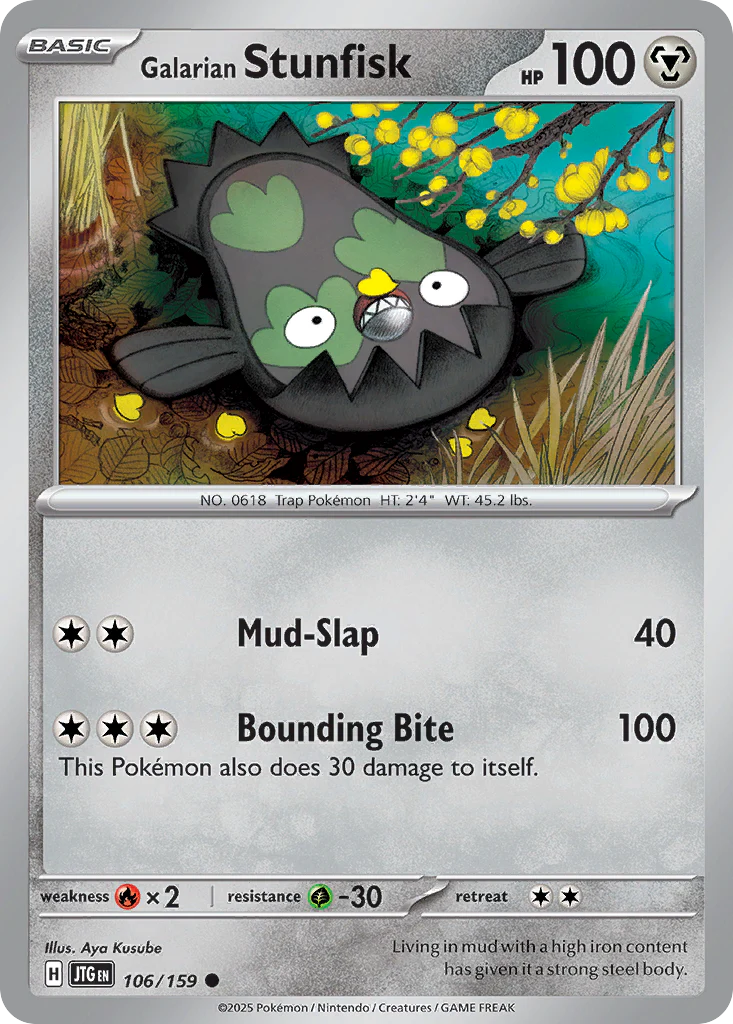 Galarian Stunfisk (106/159) - Journey Together (JTG)