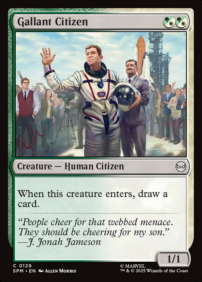 Gallant Citizen (129) - [Foil] Marvel's Spider-Man (SPM)