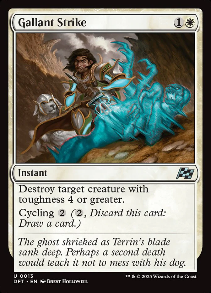 Gallant Strike - [Foil] Aetherdrift (DFT)