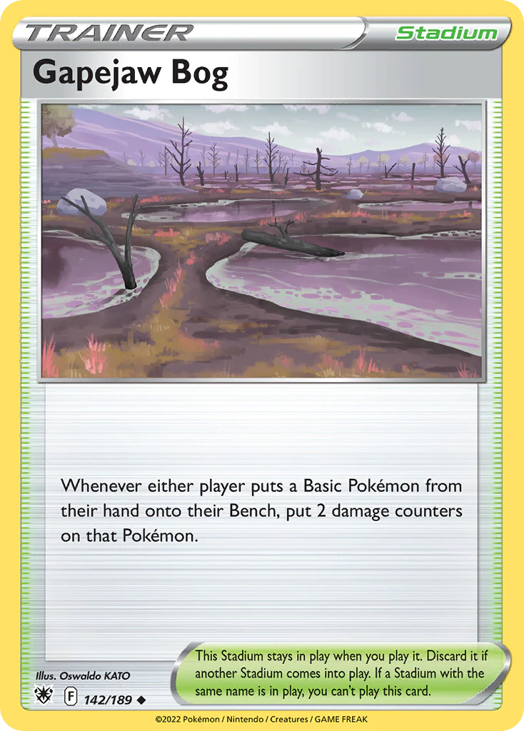 Gapejaw Bog (142/189) - [Reverse Holo] Astral Radiance (ASR)