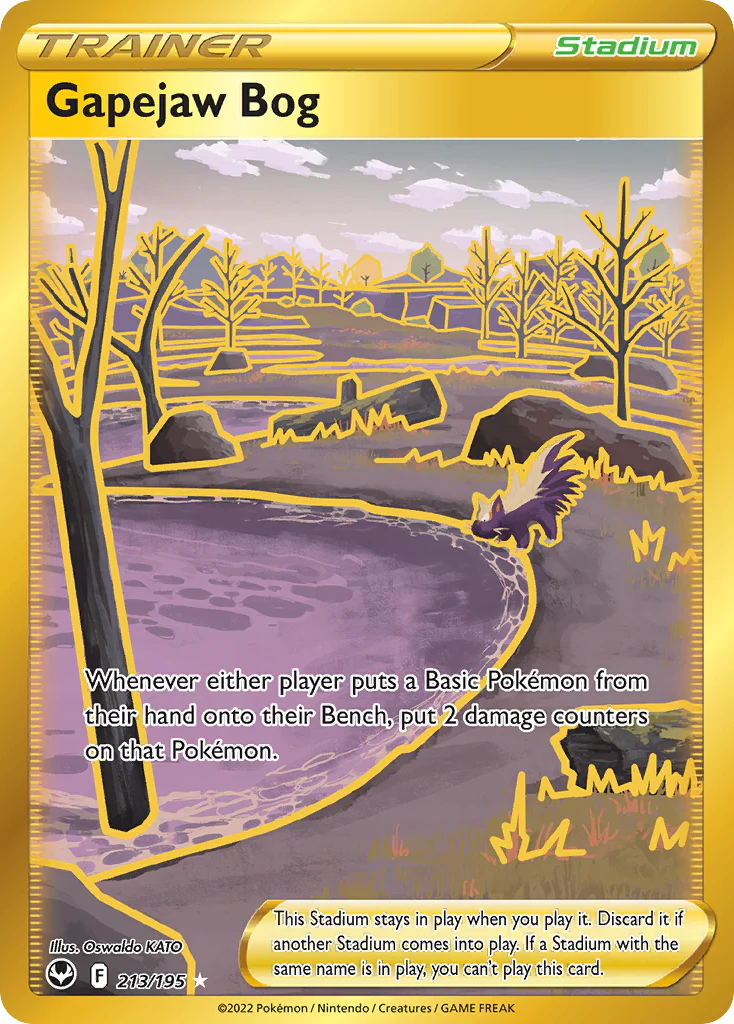 Gapejaw Bog (213/195) - [Secret Rare] Silver Tempest (SIT)
