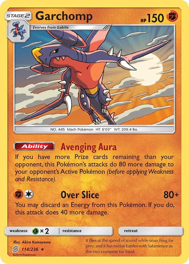 Garchomp (114/236) - [Holo Foil] Unified Minds (UNM)