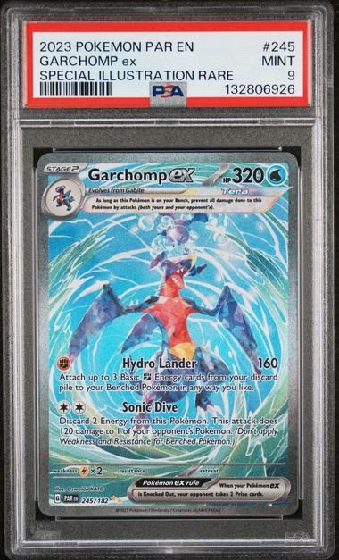 Garchomp ex #245 - [Graded PSA 9] SV04: Paradox Rift (PAR)