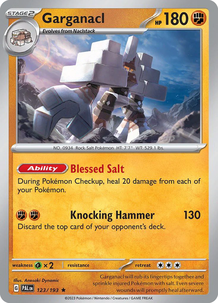 Garganacl (123/193) - [Holo Foil] Paldea Evolved (PAL)