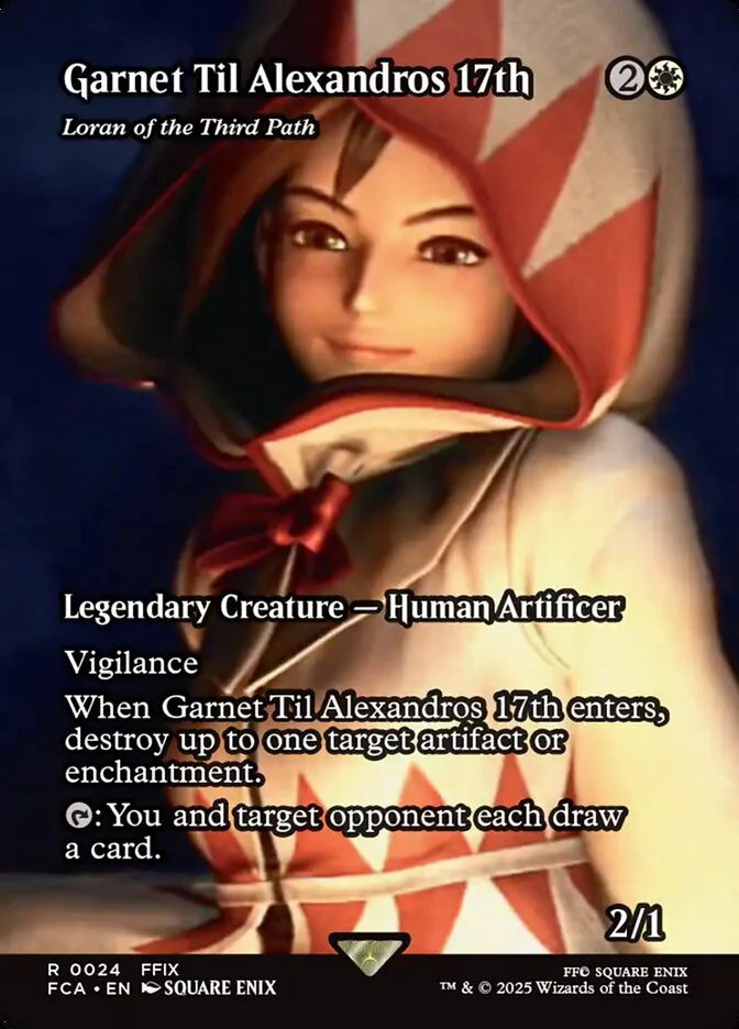 Garnet Til Alexandros 17th - Loran of the Third Path (24) - [Foil, Borderless] Final Fantasy: Through the Ages (FCA)