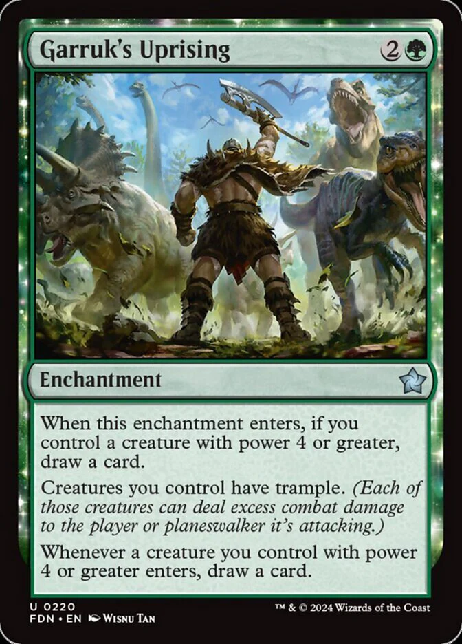 Garruk's Uprising - Foundations (FDN)