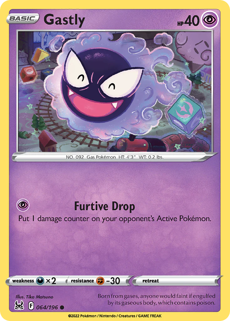 Gastly (64/196) - Lost Origin (LOR)