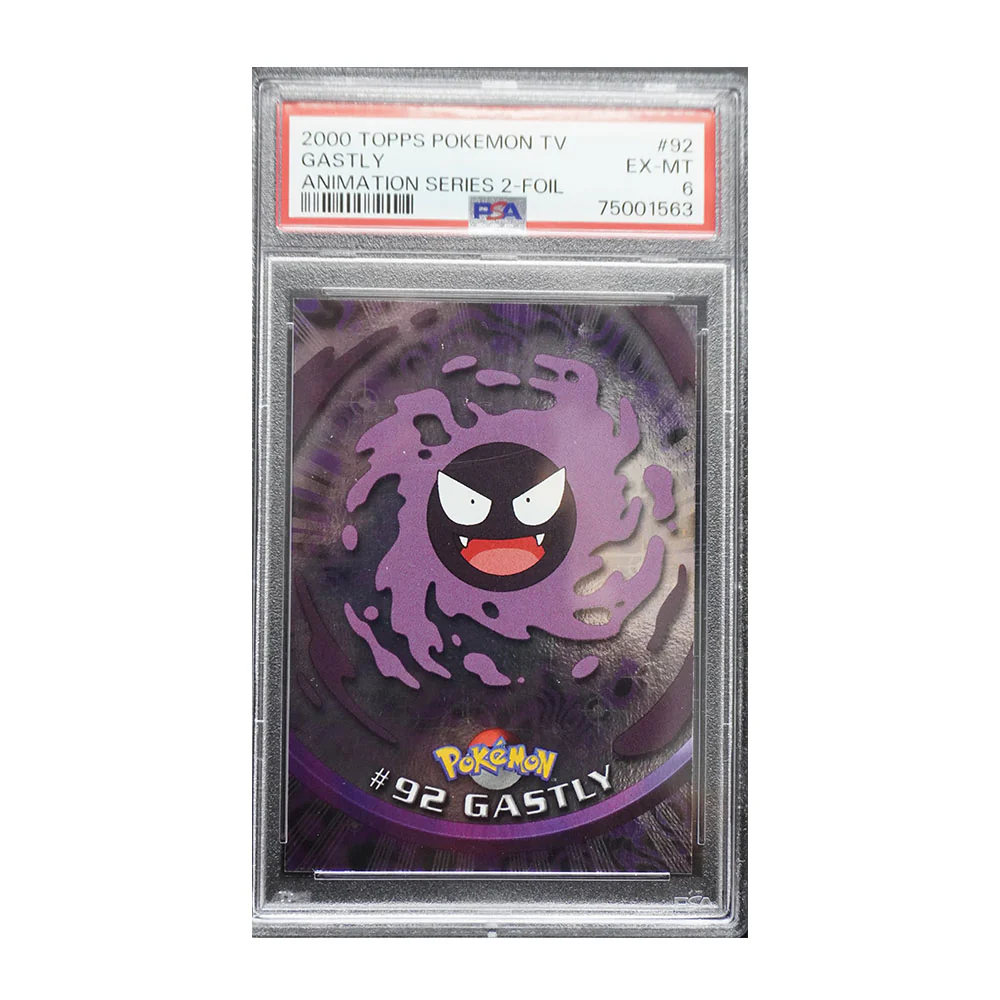 Gastly 92 [Holo, Graded PSA 6] - Pokemon 2000 Topps Chrome