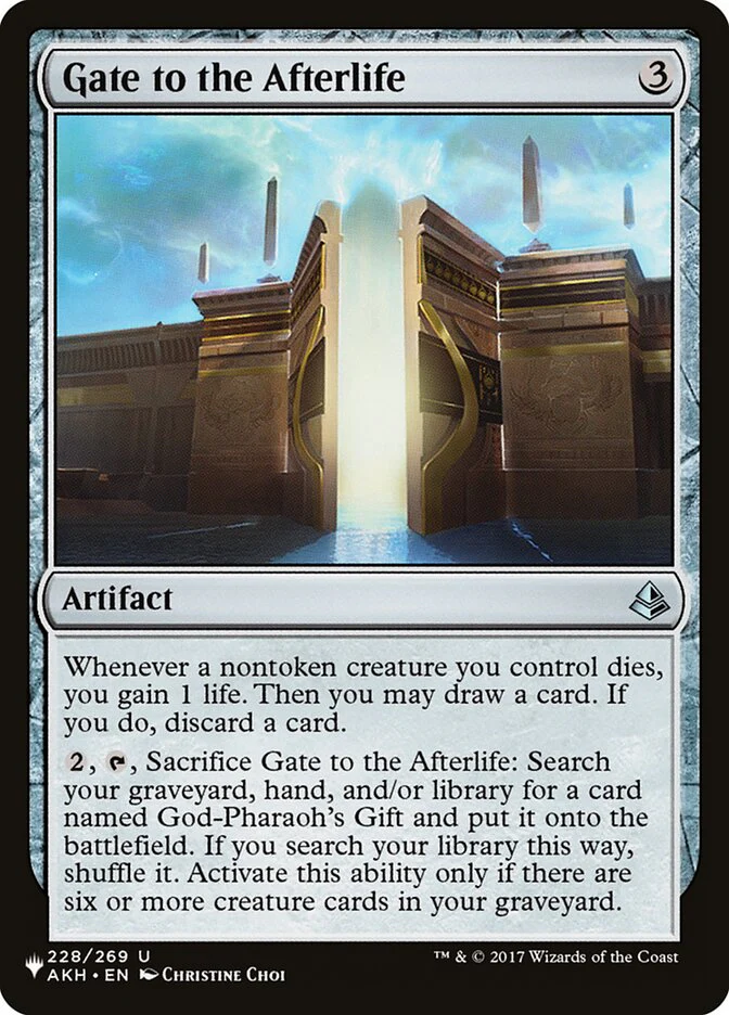 Gate to the Afterlife - The List (PLST)
