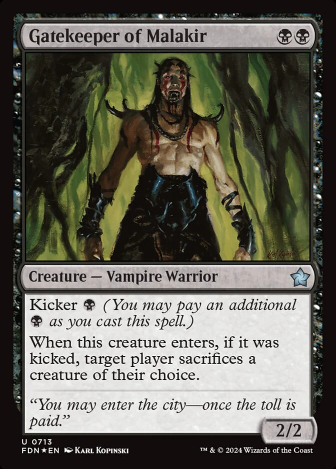 Gatekeeper of Malakir - [Foil] Foundations (FDN)