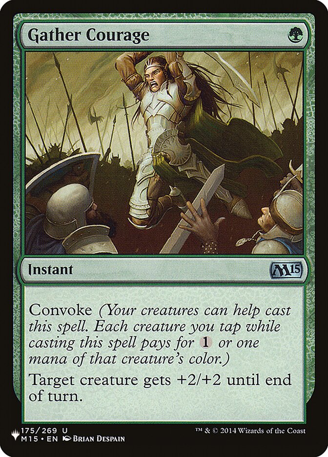 Gather Courage - The List (PLST)