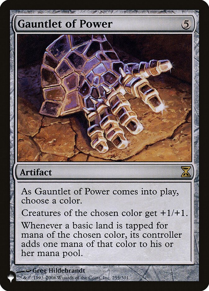 Gauntlet of Power - The List (PLST)