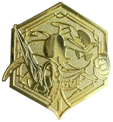 Gen Con 2024 Disney Lorcana 1st Anniversary Mickey Mouse Gold Promo Pin