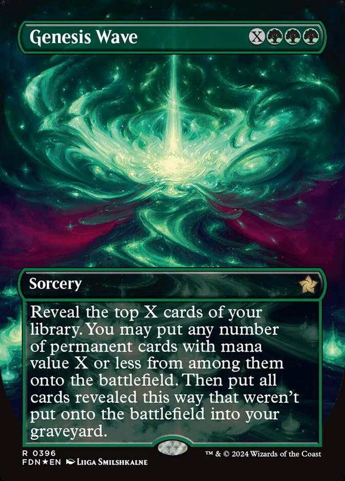 Genesis Wave - [Mana Foil, Borderless] Foundations (FDN)