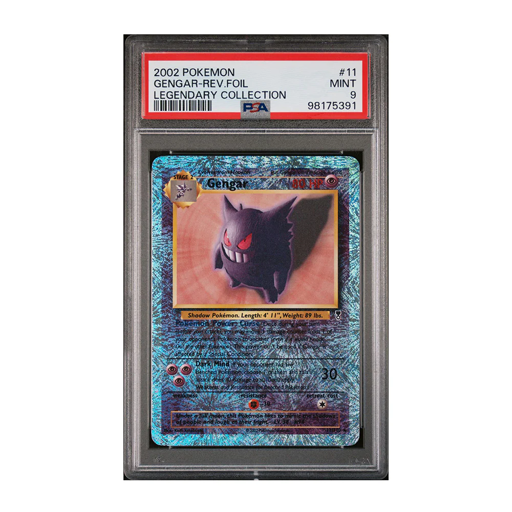 Gengar - [Reverse Holo, Graded PSA 9] Legendary Collection (LC)