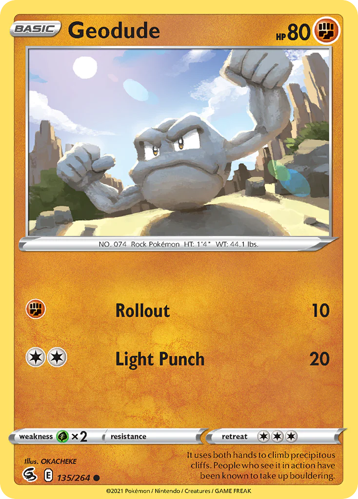 Geodude (135/264) - Fusion Strike (FST)