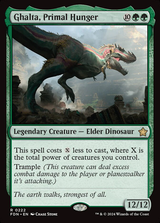 Ghalta, Primal Hunger - [Foil] Foundations (FDN)