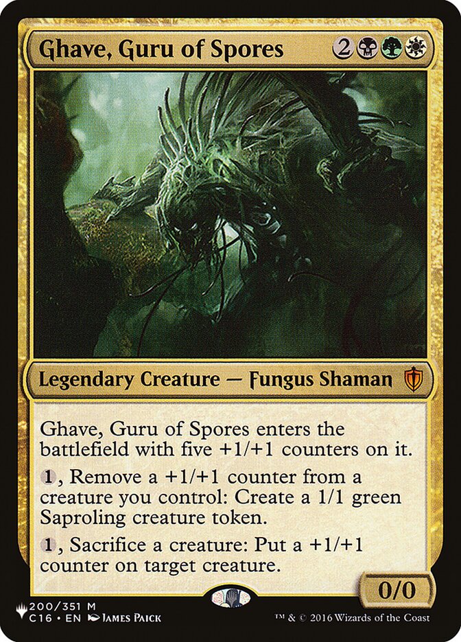 Ghave, Guru of Spores - The List (PLST)