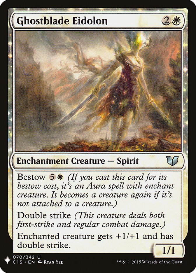 Ghostblade Eidolon - The List (PLST)