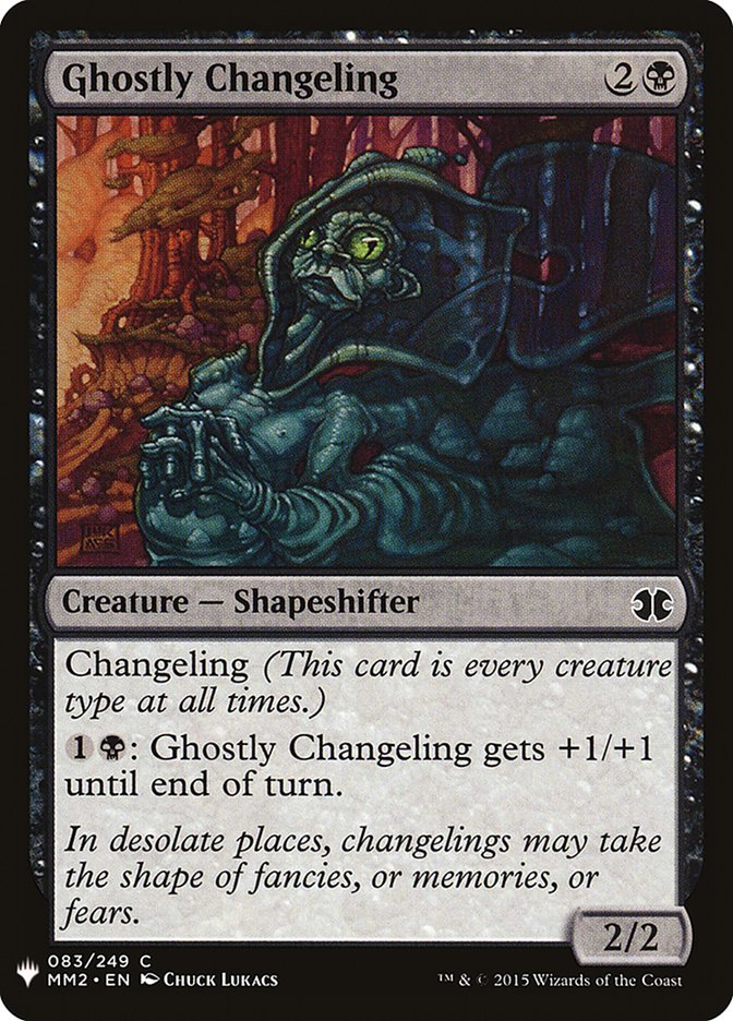 Ghostly Changeling - The List (PLST)