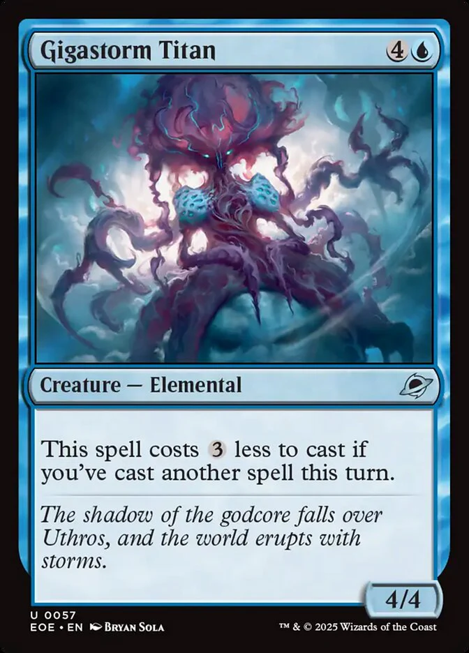 Gigastorm Titan (57) - [Foil] Edge of Eternities (EOE)