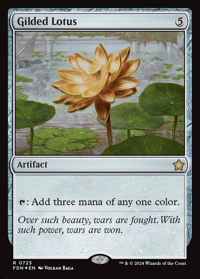 Gilded Lotus - [Foil] Foundations (FDN)