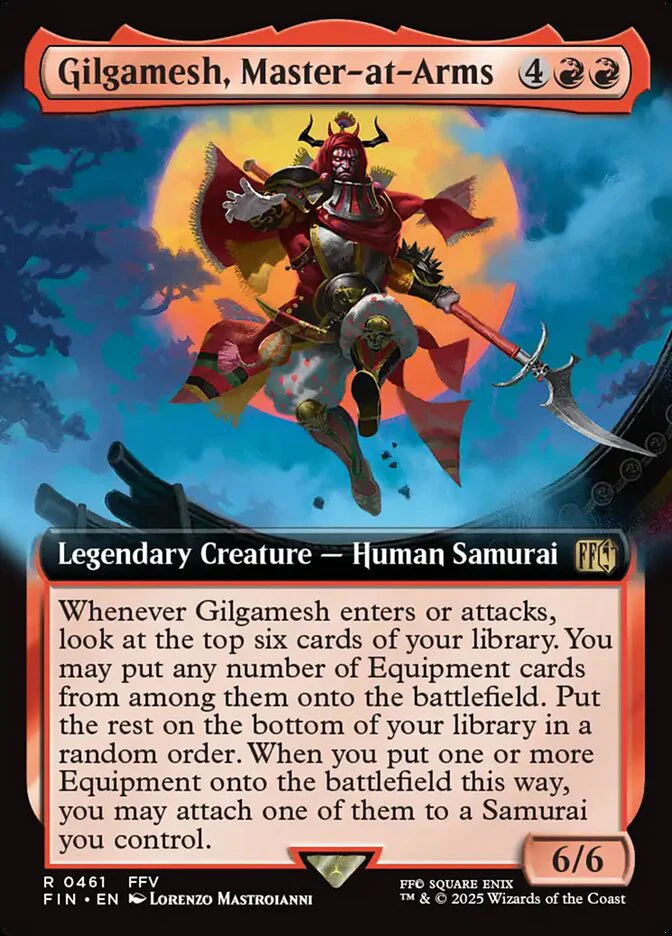Gilgamesh, Master-at-Arms (461) - [Foil, Extended Art] Final Fantasy (FIN)