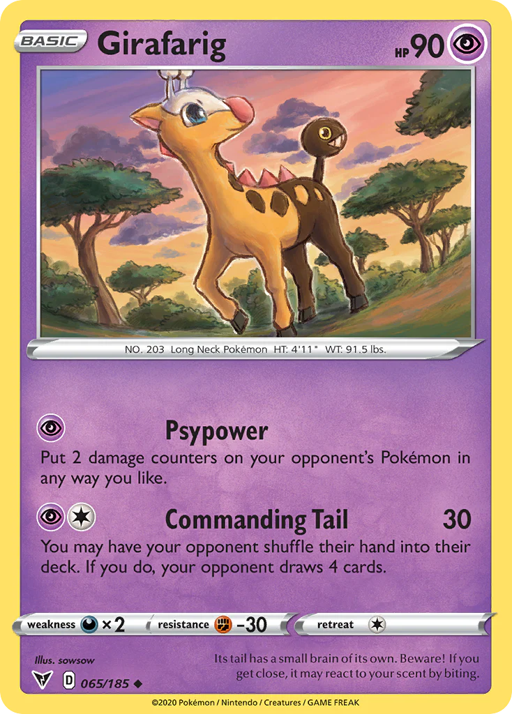 Girafarig (65/185) - [Reverse Holo] Vivid Voltage (VIV)