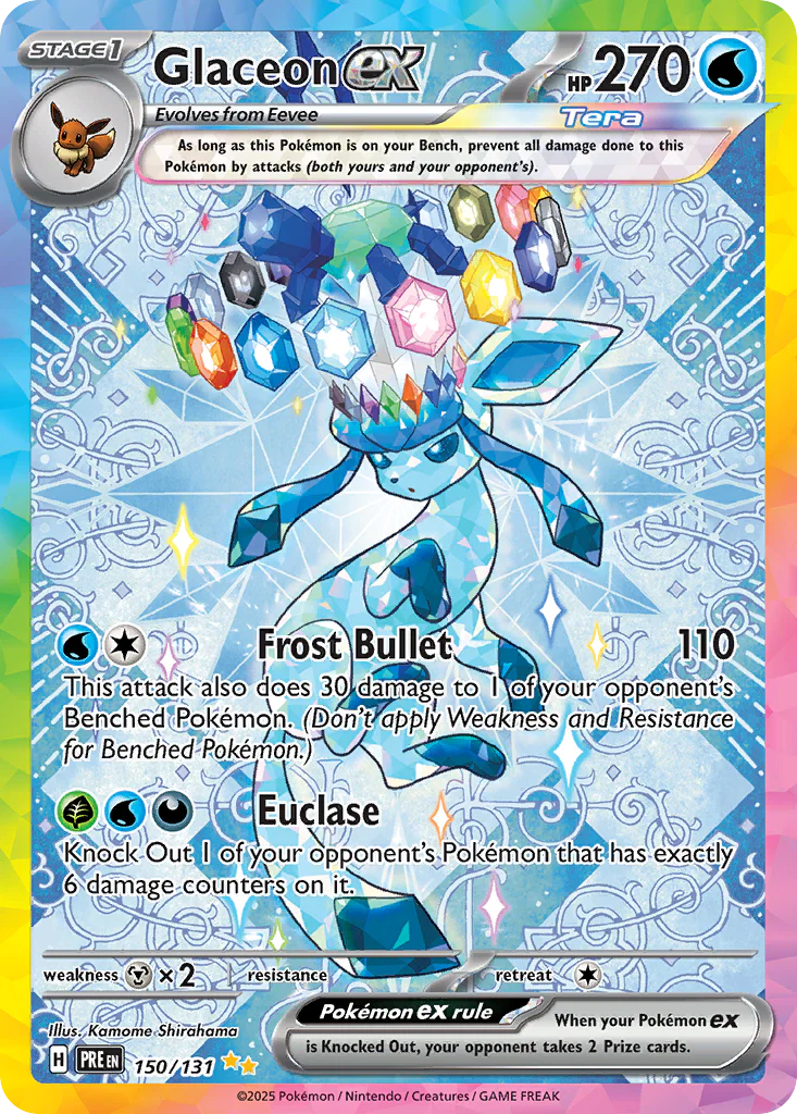 Glaceon ex (150/131) - [Special Illustration Rare] Prismatic Evolutions (PRE)