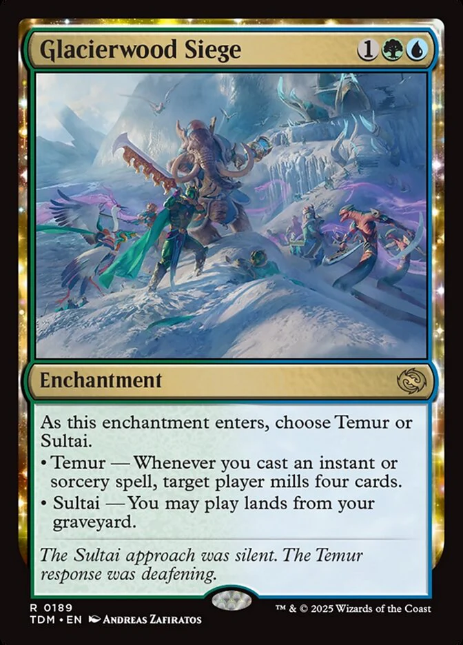 Glacierwood Siege (189) - [Foil] Tarkir: Dragonstorm (TDM)