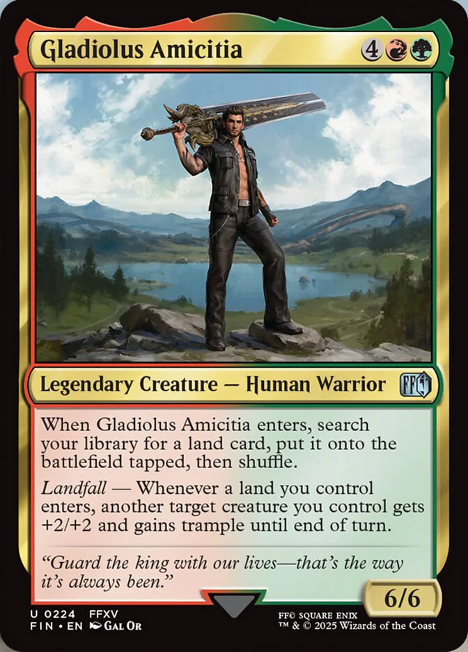 Gladiolus Amicitia (224) - [Foil] Final Fantasy (FIN)