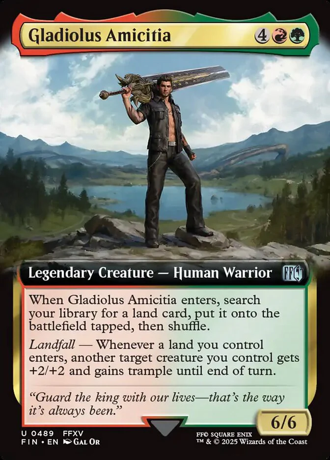 Gladiolus Amicitia (489) - [Extended Art] Final Fantasy (FIN)