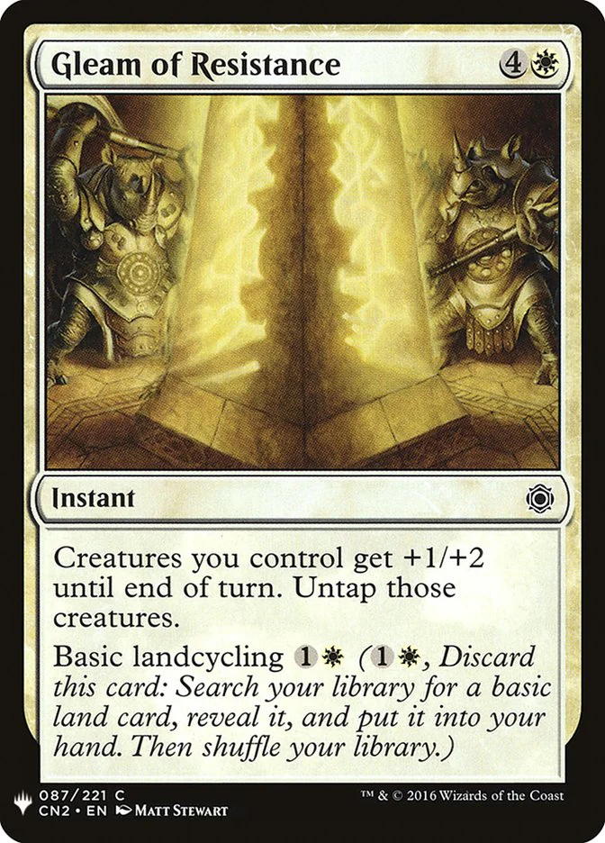 Gleam of Resistance - The List (PLST)