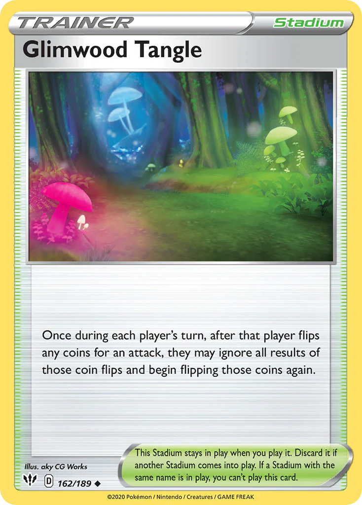 Glimwood Tangle (162/189) - [Reverse Holo] Darkness Ablaze (DAA)